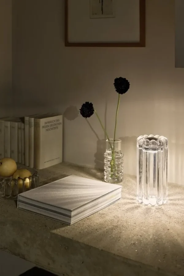 Vitra Tischlampen-Tom Dixon Press Tischleuchte LED, klar