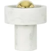 GUBI Tischlampen | Tragbare Lampen-Tom Dixon Stone LED-Tischleuchte, tragbar, weißer Marmor