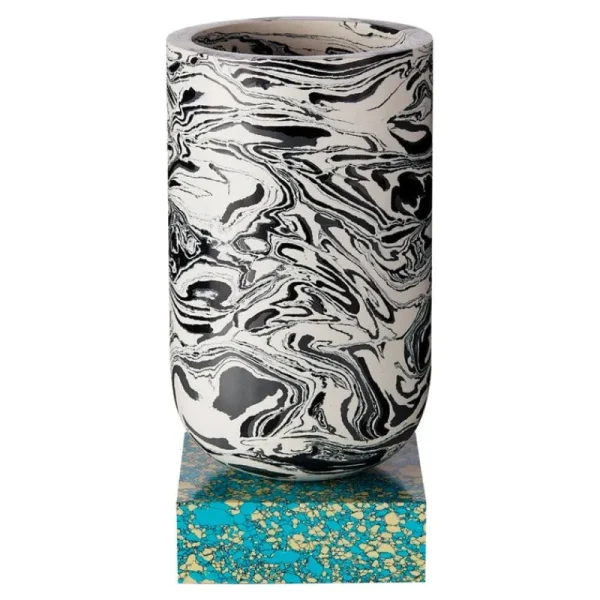 Klong Vasen-Tom Dixon Swirl Vase, mittelgroß, mehrfarbig