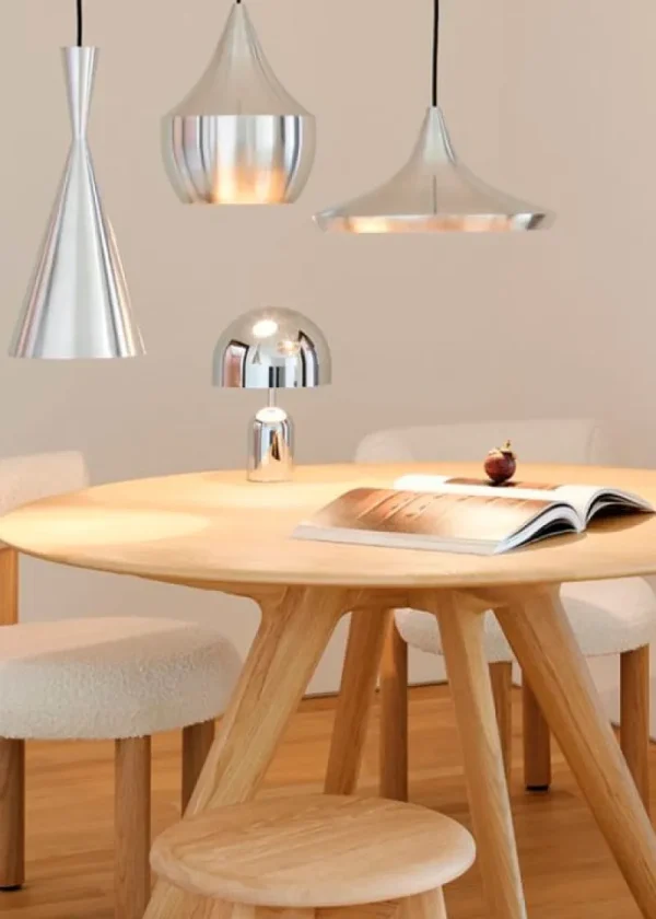 Tom Dixon Deckenleuchten-Unbeaten Fat Pendelleuchte, LED, Aluminium