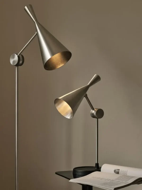 Design House Stockholm Tischlampen-Tom Dixon Unbeaten LED-Tischleuchte, Aluminium