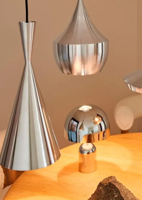 Tom Dixon Deckenleuchten-Unbeaten Stout Pendelleuchte, LED, Aluminium