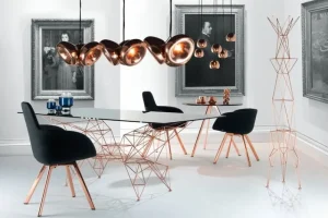 Tom Dixon Deckenleuchten-Void LED Pendelleuchte, Kupfer