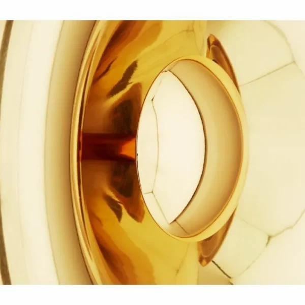 Artemide Wandleuchten-Tom Dixon Void Surface LED-Wandleuchte, Messing