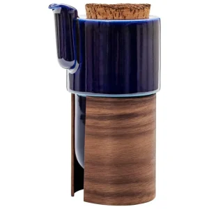 Tonfisk Design Karaffen Und Krüge^Warm Teekanne, 6 dl, Blau - Walnuss, Korkdeckel