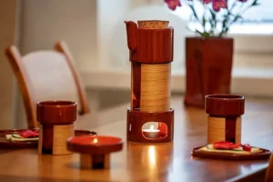 Tonfisk Design Karaffen Und Krüge^Warm Teekanne, 6 dl, Braun - Eiche, Korkdeckel