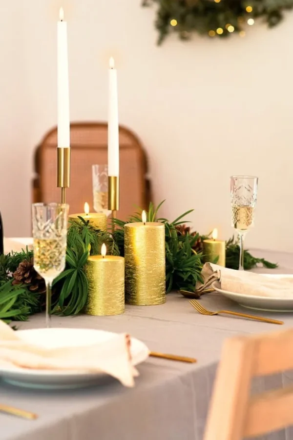 &Tradition Kerzen Und Kerzenhalter-Uyuni Lighting LED Spitzkerze, 25 cm, 2 Stück, Nordic White