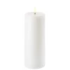 Skultuna Kerzen Und Kerzenhalter-Uyuni Lighting LED Stumpenkerze 7,8 x 20 cm, Nordic White