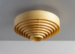 AGO Deckenleuchten-Vaarnii 1005 Hans Deckenleuchte, 42 cm, Kiefernholz