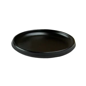 Vaidava Ceramics Geschirr^Eclipse Dessertteller, 16 cm, 2 Stück, schwarz