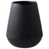 Orrefors Vasen-Vaidava Ceramics Eclipse Vase, Schwarz