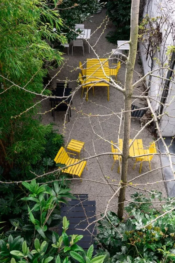 valerie_objects Terrassenmöbel^Aligned Esstisch, 170 x 85 cm, Cremeweiß