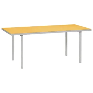 Muuto Tische-valerie_objects Alu Esstisch, mittel, gelb