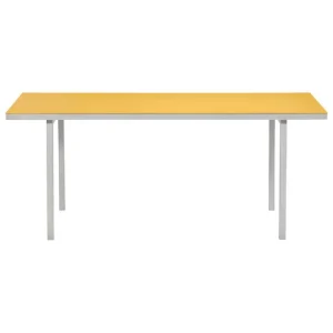 Muuto Tische-valerie_objects Alu Esstisch, mittel, gelb