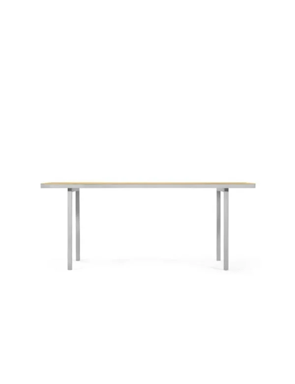 Muuto Tische-valerie_objects Alu Esstisch, mittel, gelb