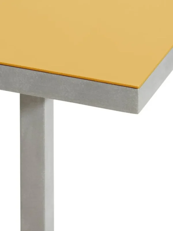 Muuto Tische-valerie_objects Alu Esstisch, mittel, gelb