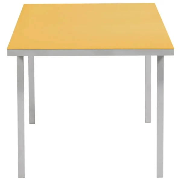 Muuto Tische-valerie_objects Alu Esstisch, mittel, gelb