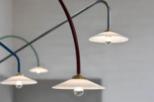 valerie_objects Wandleuchten-Hanging Lamp N°3, dimmbar, Menie Red