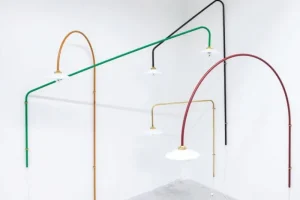 valerie_objects Wandleuchten-Hanging Lamp N°3, dimmbar, Menie Red
