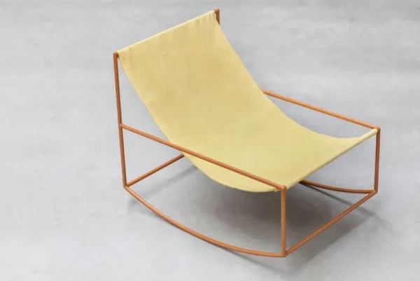 Hartu00f4 Sitzgelegenheiten-valerie_objects Rocking Chair, Senf – gelb