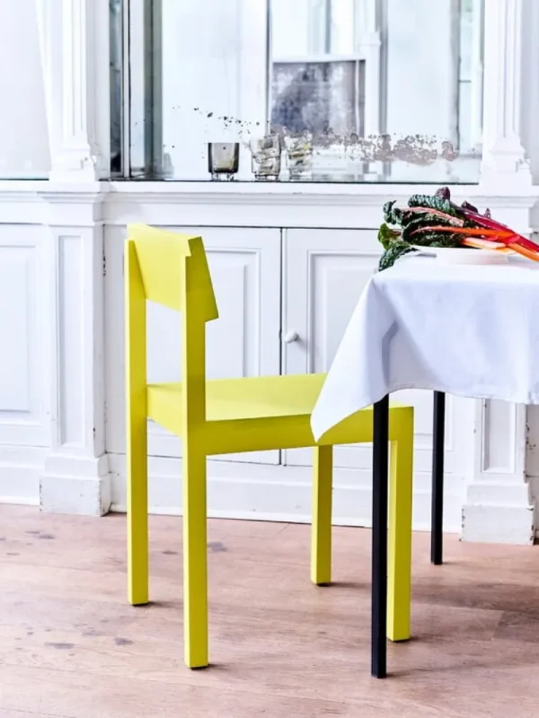 Lepo Product Sitzgelegenheiten-valerie_objects Silent Stuhl, Sonnengelb