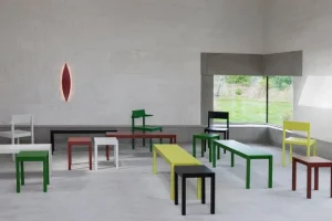 Lepo Product Sitzgelegenheiten-valerie_objects Silent Stuhl, Sonnengelb