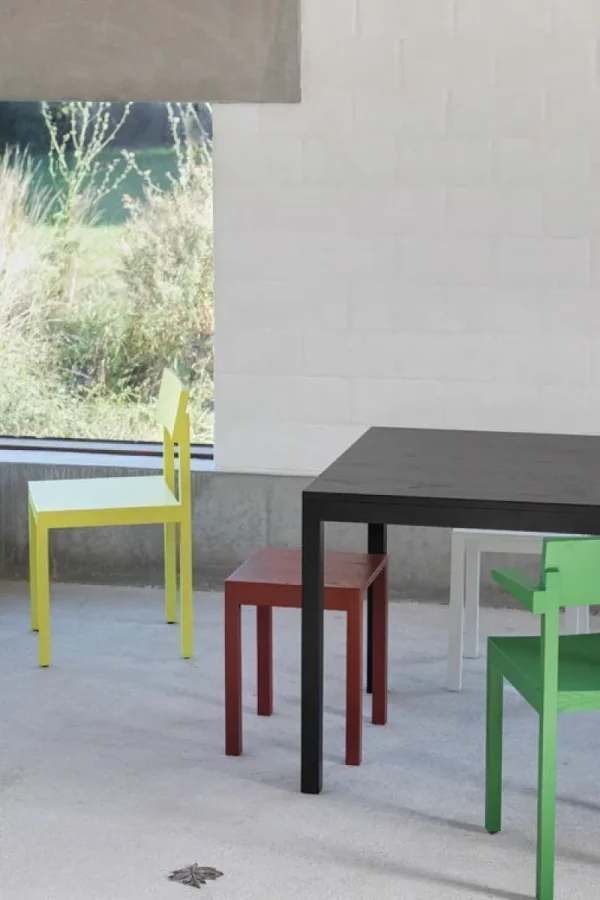 Lepo Product Sitzgelegenheiten-valerie_objects Silent Stuhl, Sonnengelb