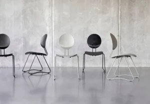 HAY Sitzgelegenheiten-Verpan Flex Stuhl, grau