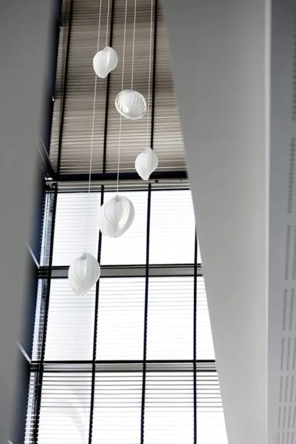 Moooi Deckenleuchten-Verpan Moon Pendelleuchte, 44,5 cm, weiß