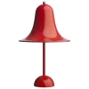 Martinelli Luce Tischlampen-Verpan Pantop Tischleuchte, 23 cm, leuchtendes Rot