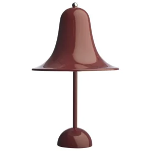 Wu00e4stberg Tischlampen-Verpan Pantop Tischleuchte, 23 cm, Burgunderrot