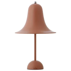 Verpan Tischlampen-Pantop Tischleuchte, 23 cm, mattes Terracotta