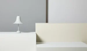 Verpan Tischlampen-Pantop Tischleuchte, 23 cm, Mattweiß