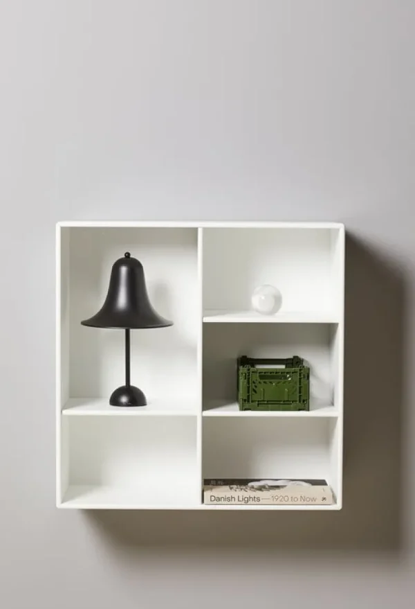 Verpan Tischlampen-Pantop Tischleuchte, 23 cm, Mattschwarz