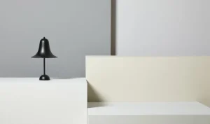 Verpan Tischlampen-Pantop Tischleuchte, 23 cm, Mattschwarz