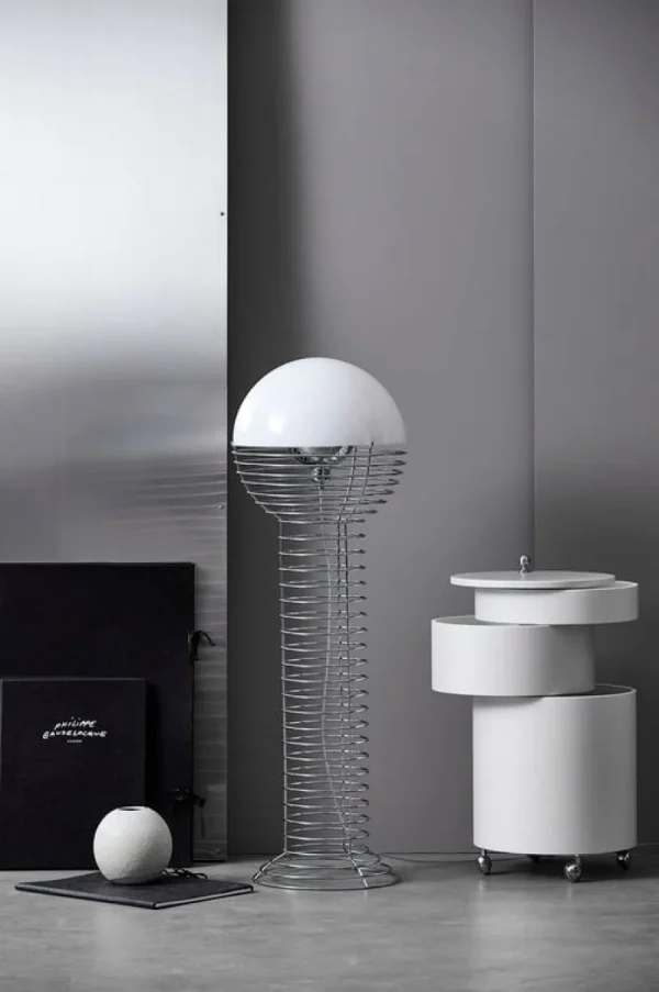 HAY Stehleuchten-Verpan Wire Stehleuchte, Weiß