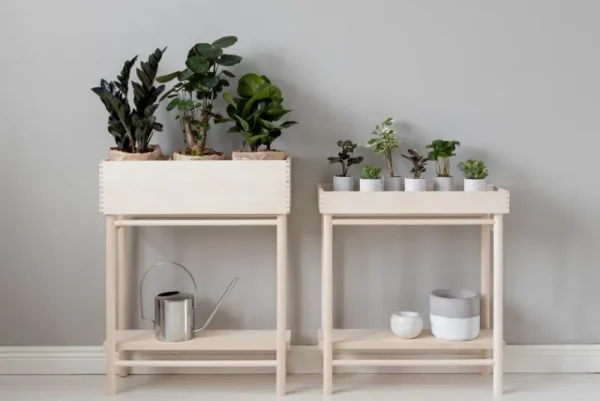 Verso Design Indoor-gardening^Taimi Pflanzenständer mit niedrigem Kasten