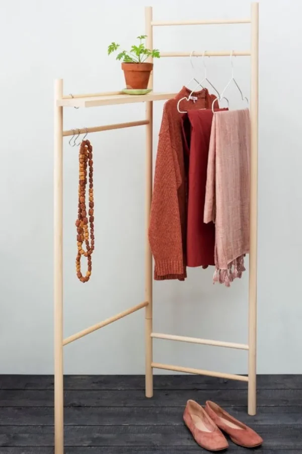 Verso Design Garderoben Und Kleiderbügel^Tikas Kleiderständer, Birke