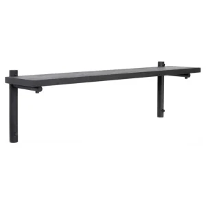 ferm LIVING Regale-Verso Design Tikas Wandregal, 19 × 80 cm, Schwarz