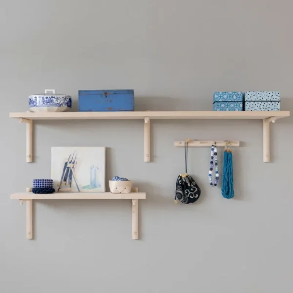 Verso Design Regale-Tikas Wandregal 19 x 60 cm, Birke