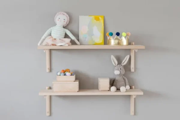 Montana Furniture Regale-Verso Design Tikas Wandregal 19 x 80 cm, Birke