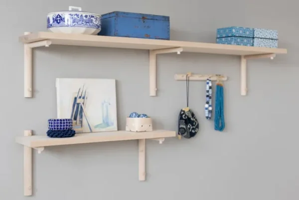 Verso Design Regale-Tikas Wandregal 19 x 60 cm, Birke
