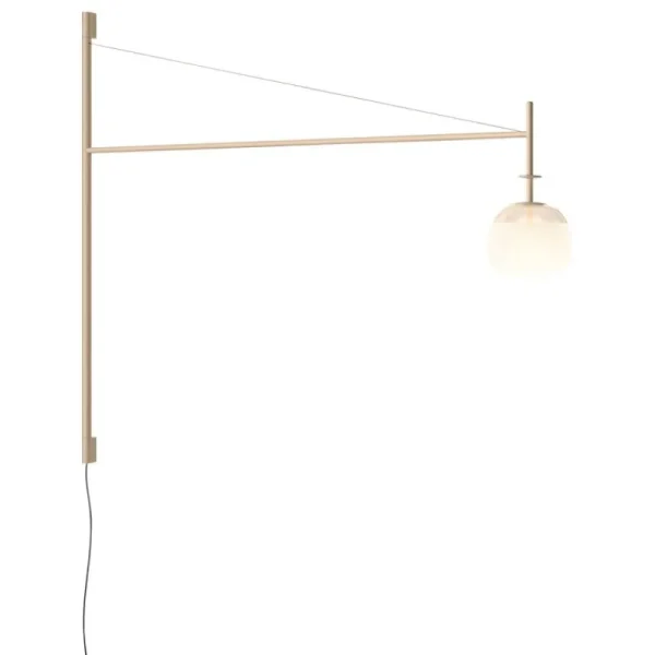 Vaarnii Wandleuchten-Vibia Tempo 5758 Wandleuchte, Cremeweiß