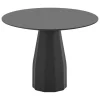 &Tradition Tische-Viccarbe Burin Tisch, 100 cm, Schwarz - schwarzes Laminat