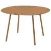 Viccarbe Tische-Maarten Tisch, 120 cm, oval, Cognacbraun