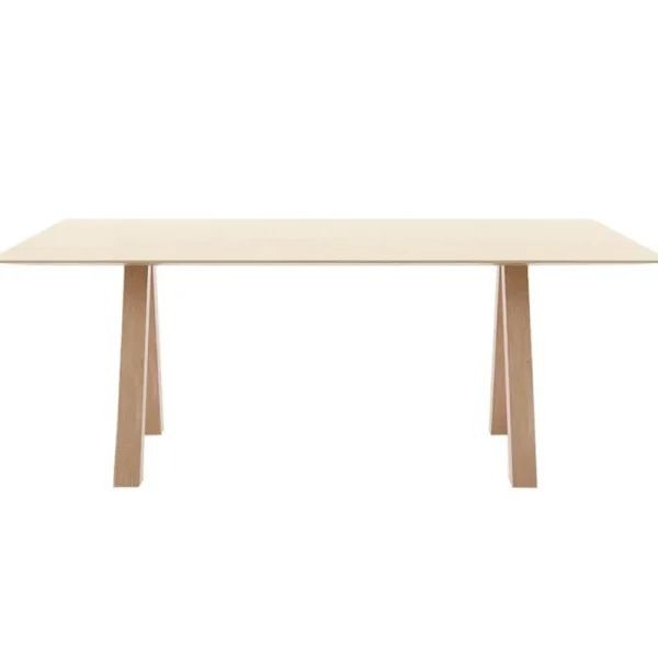 Audo Copenhagen Tische-Viccarbe Trestle Tisch, 200 x 90 cm, Eiche matt