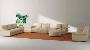 Audo Copenhagen Tische-Viccarbe Trino Tisch, Schwarz – Stahlgriff