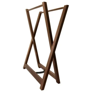 Vieser Garderoben Und Kleiderbügel^Lauha Handtuchhalter, Kebony-Holz braun geölt