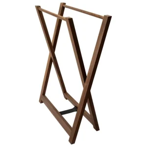 Vieser Garderoben Und Kleiderbügel^Lauha Handtuchhalter, Kebony-Holz braun geölt