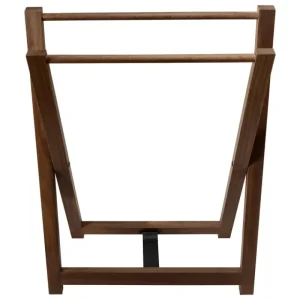Vieser Garderoben Und Kleiderbügel^Lauha Handtuchhalter, Kebony-Holz braun geölt